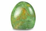 Free-Standing, Polished Green Chrysoprase - Madagascar #293426-1